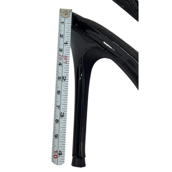 LILIANA / Lana -1 / Black / Patent / Slingback / Heels  / With Bow Detail & Poin - Picture 6 of 8